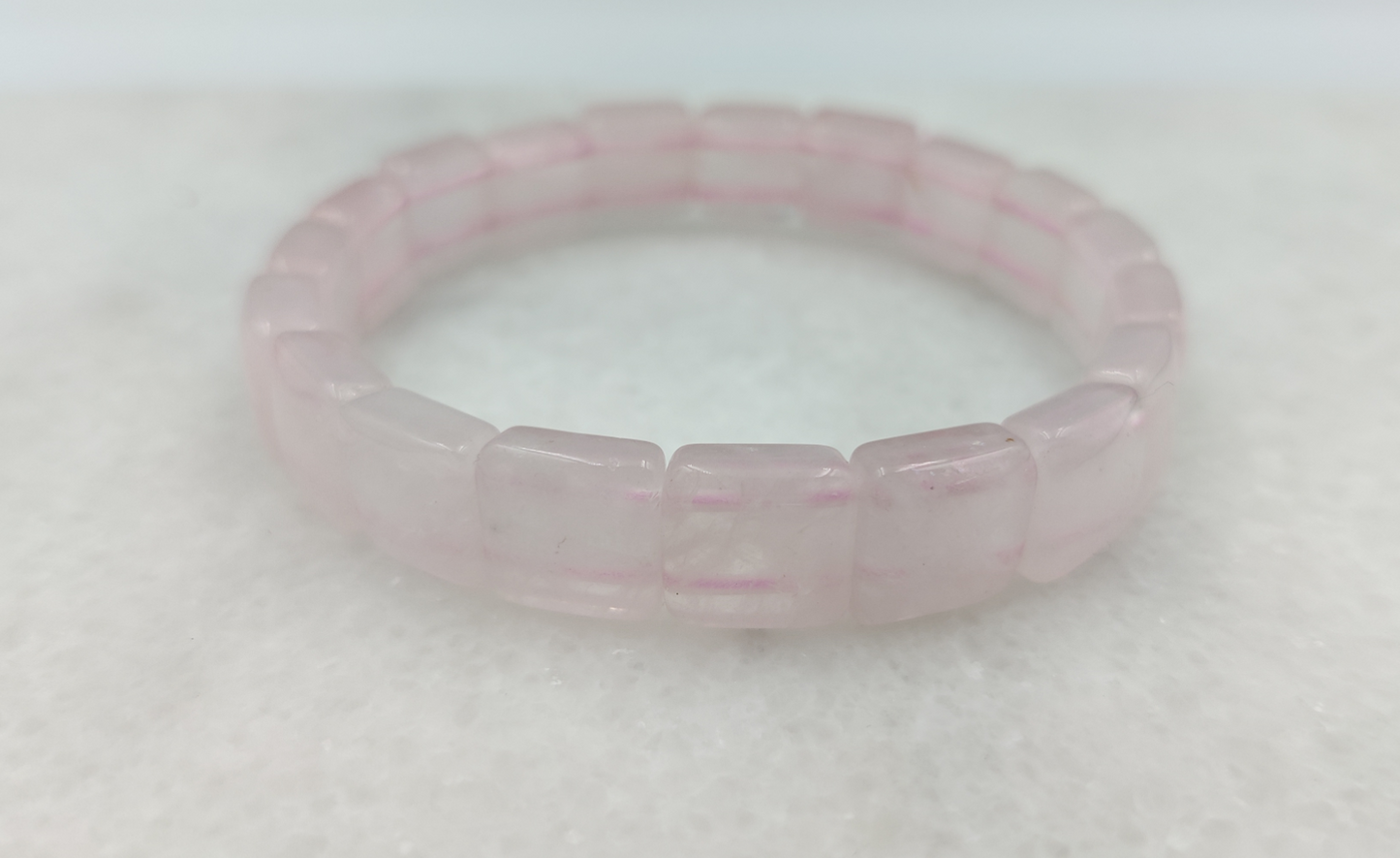 Rose Quartz Square Bracelet