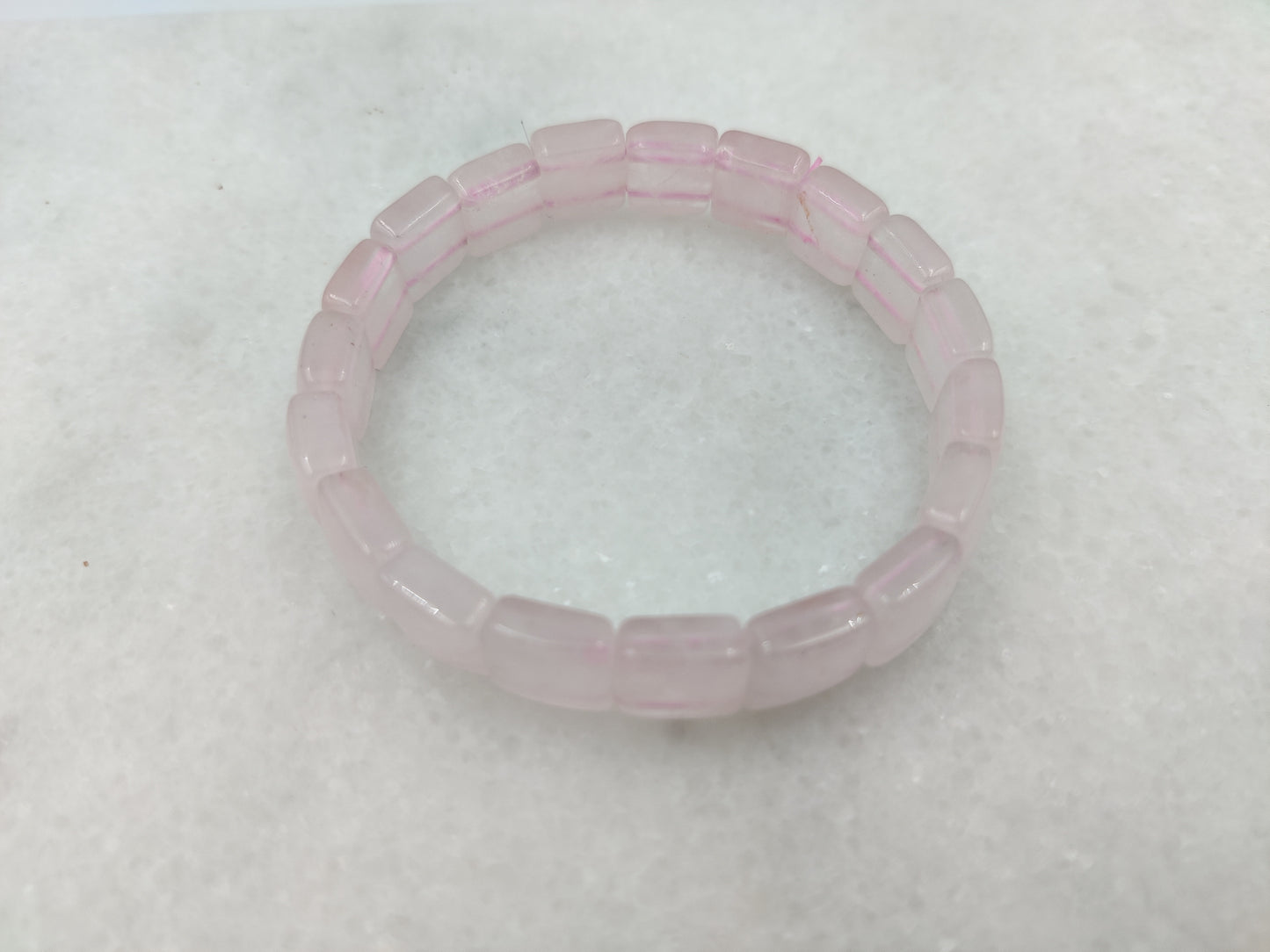 Rose Quartz Square Bracelet