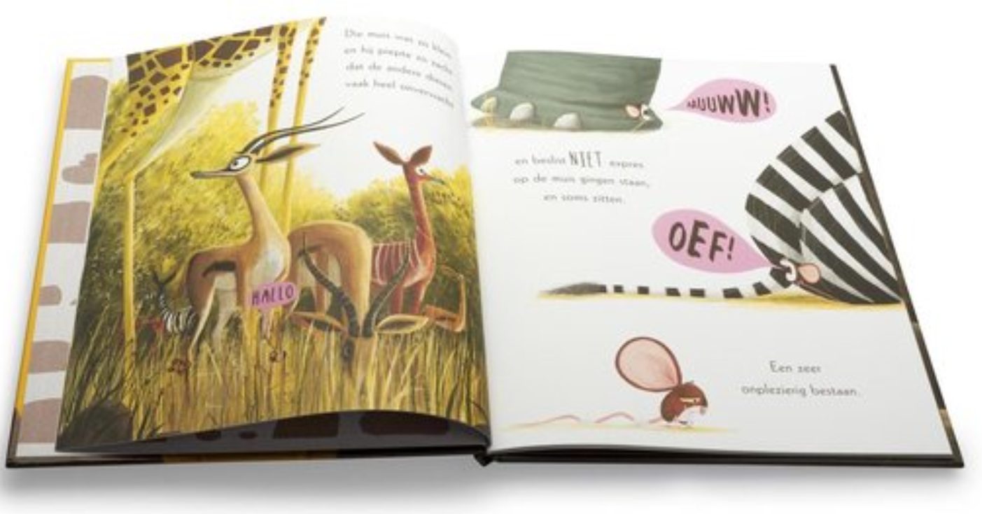 De leeuw in de muis, Hardcover Rachel Bright