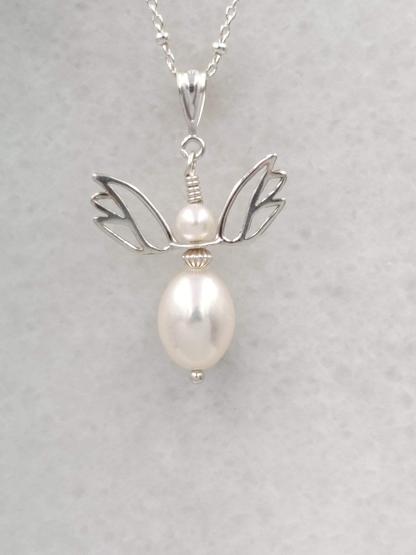 You are my Angel Pearl Necklace
