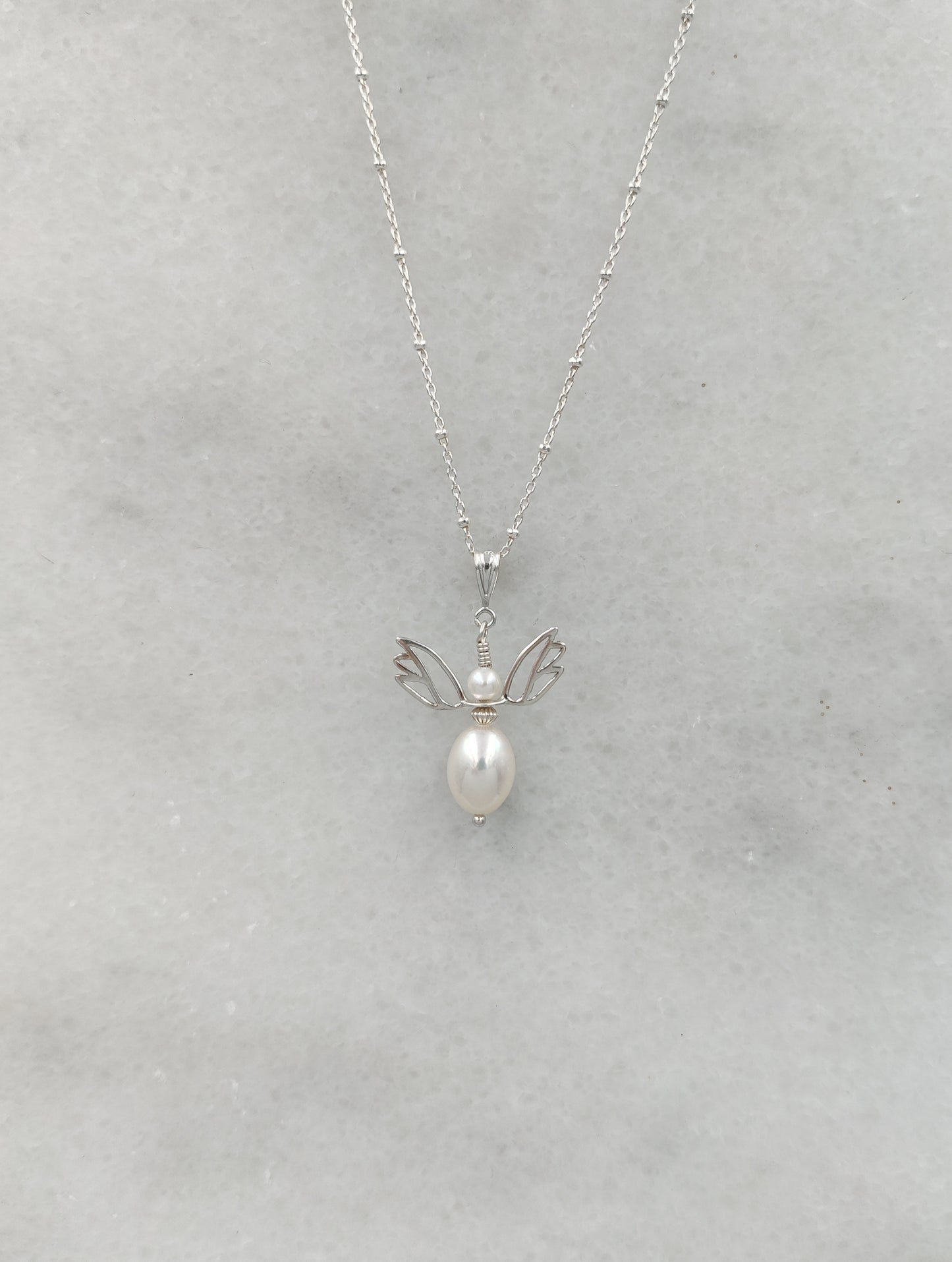 You are my Angel Pearl Necklace