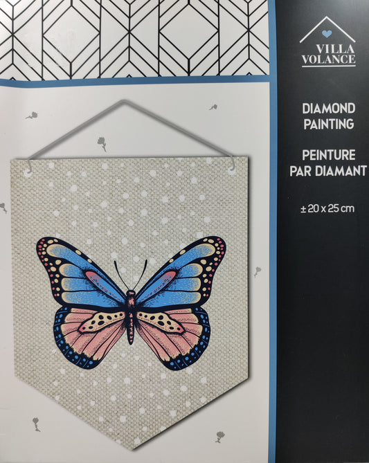 VILLA VOLANCE Diamond Paint Butterfly circa 20*25cm