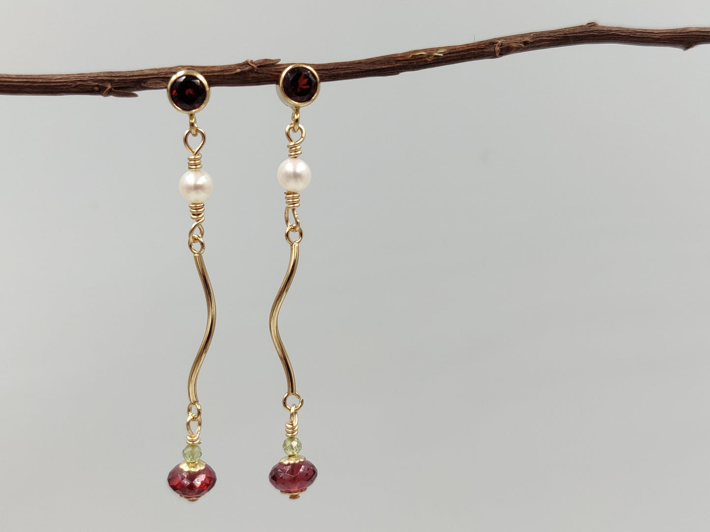 Garnet Pearl Fancy Swirl