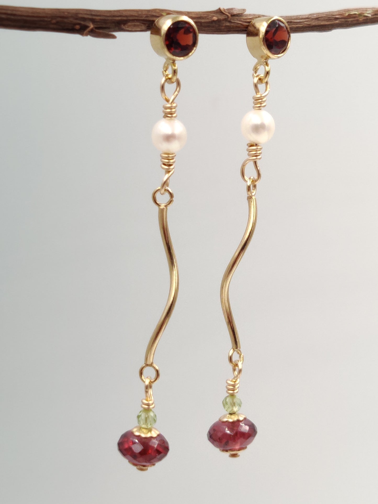 Garnet Pearl Fancy Swirl
