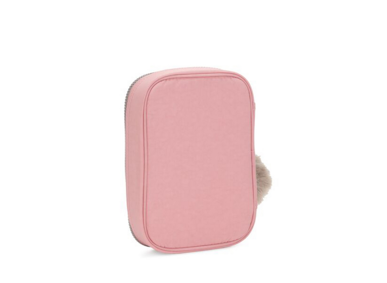 Kipling Pennenetui Pennenzak Pen Pouch Geschikt voor 100 pennen in Rose back shot