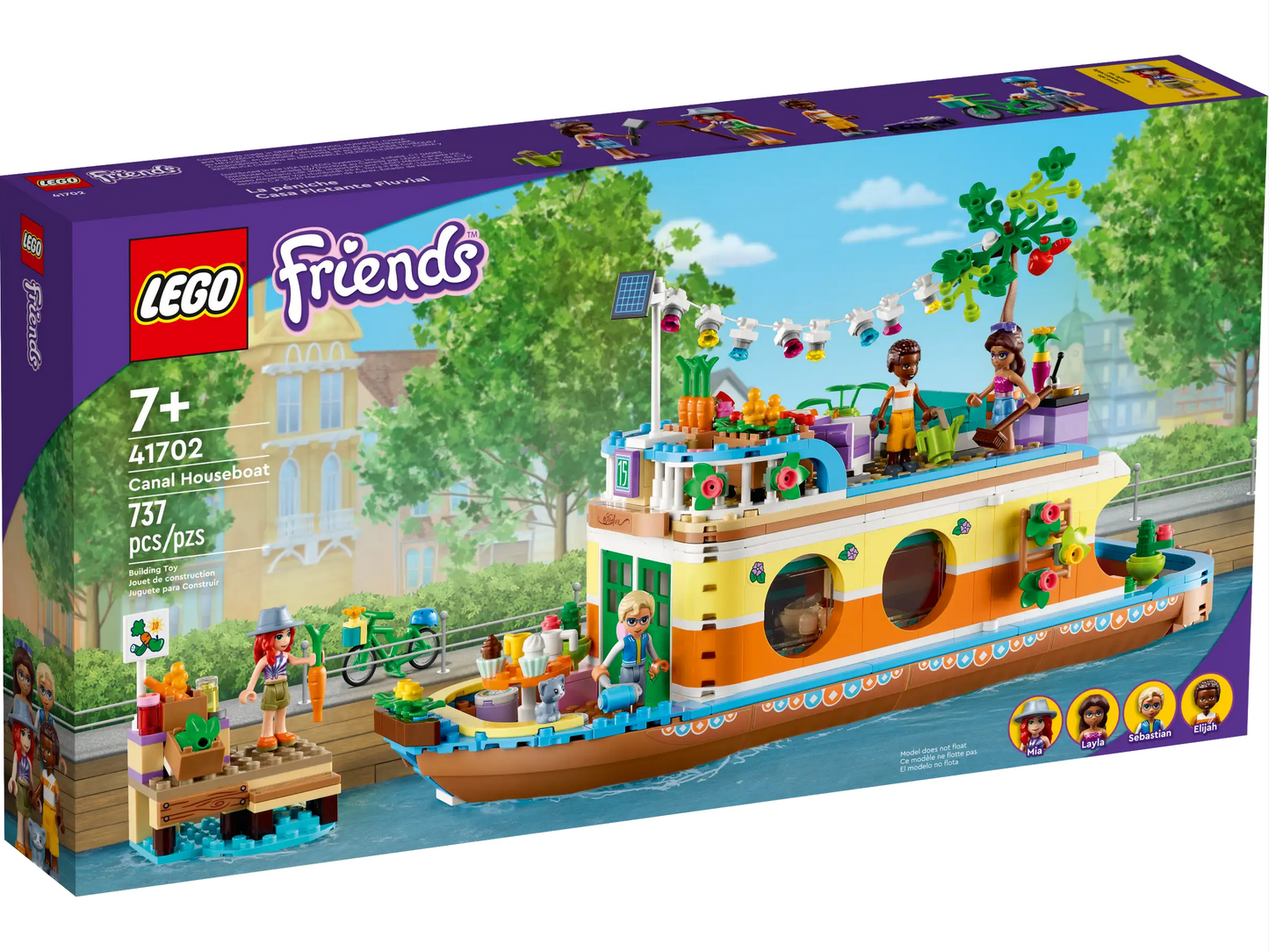 Lego Canal Boat Friends