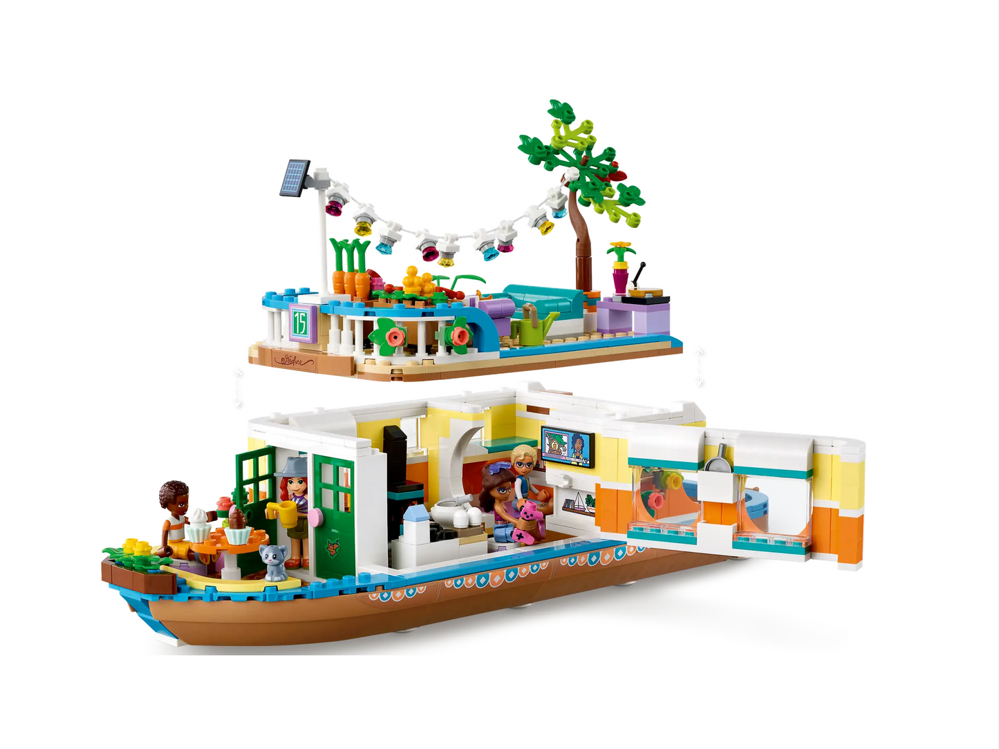 Lego Canal Boat Friends