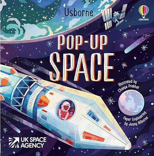 Pop-up Space Book from UK Space Agency