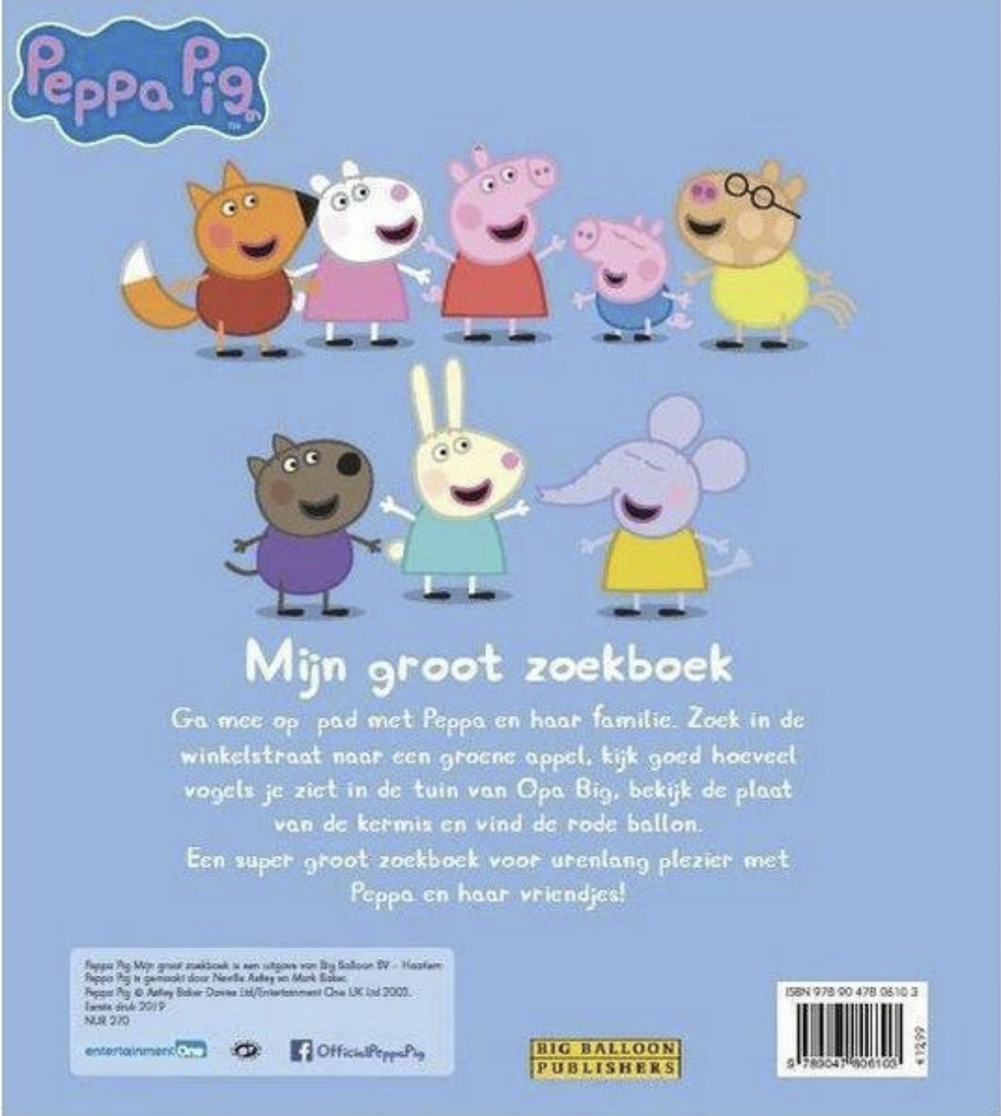Peppa Big: Mijn Groot Zoekboek Hardcover
