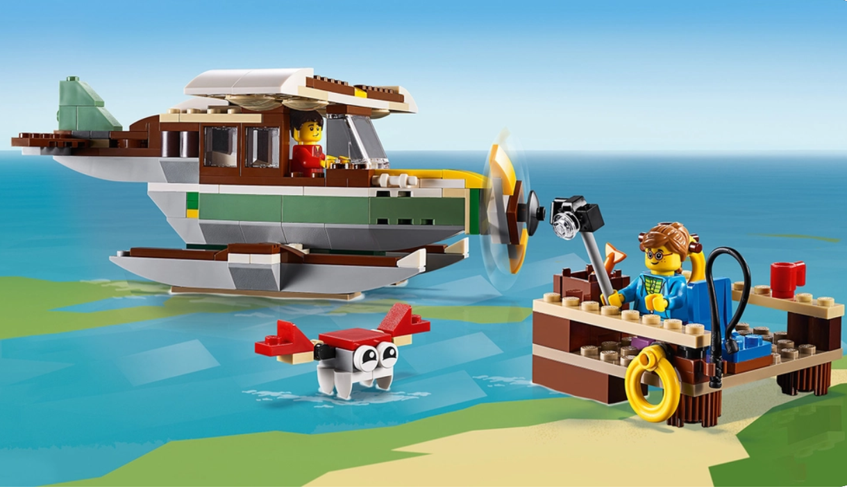 Lego Creator 3in1 Woonboot Aan De Rivier