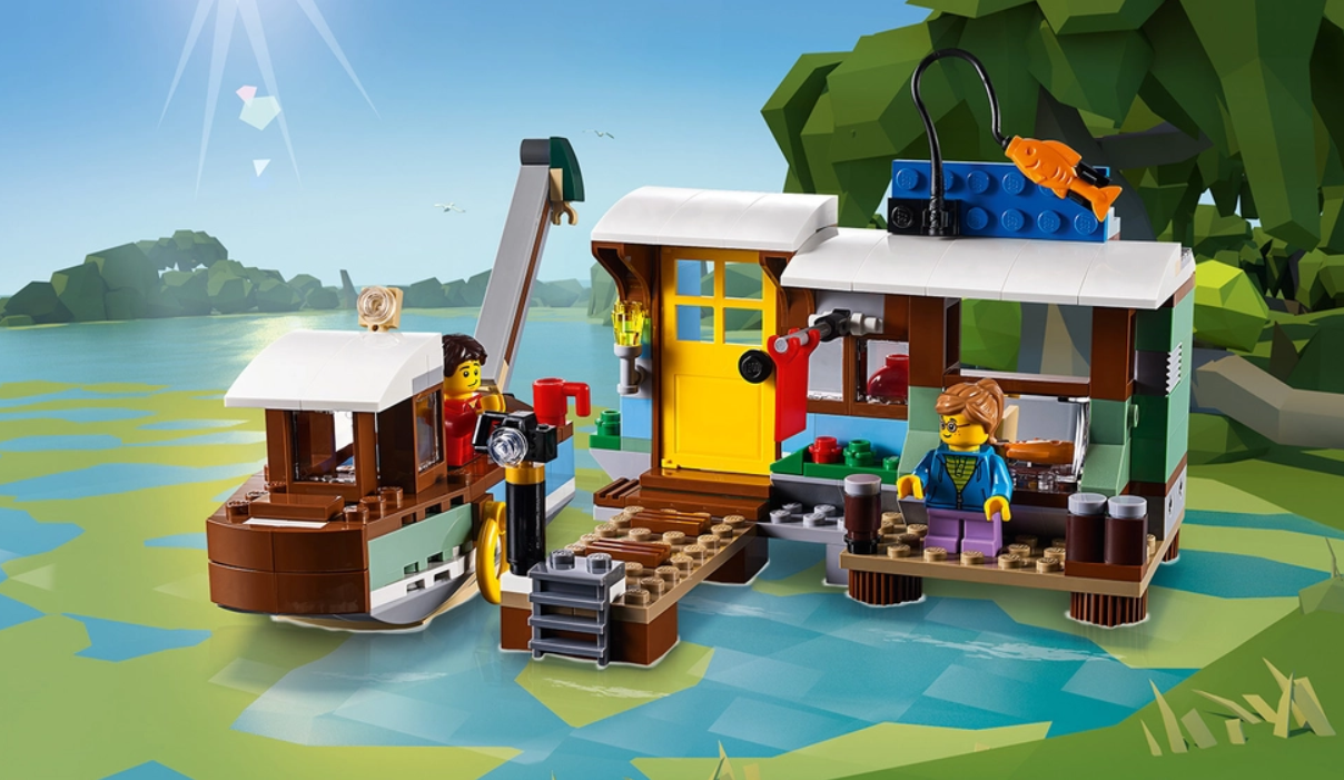 Lego Creator 3in1 Woonboot Aan De Rivier