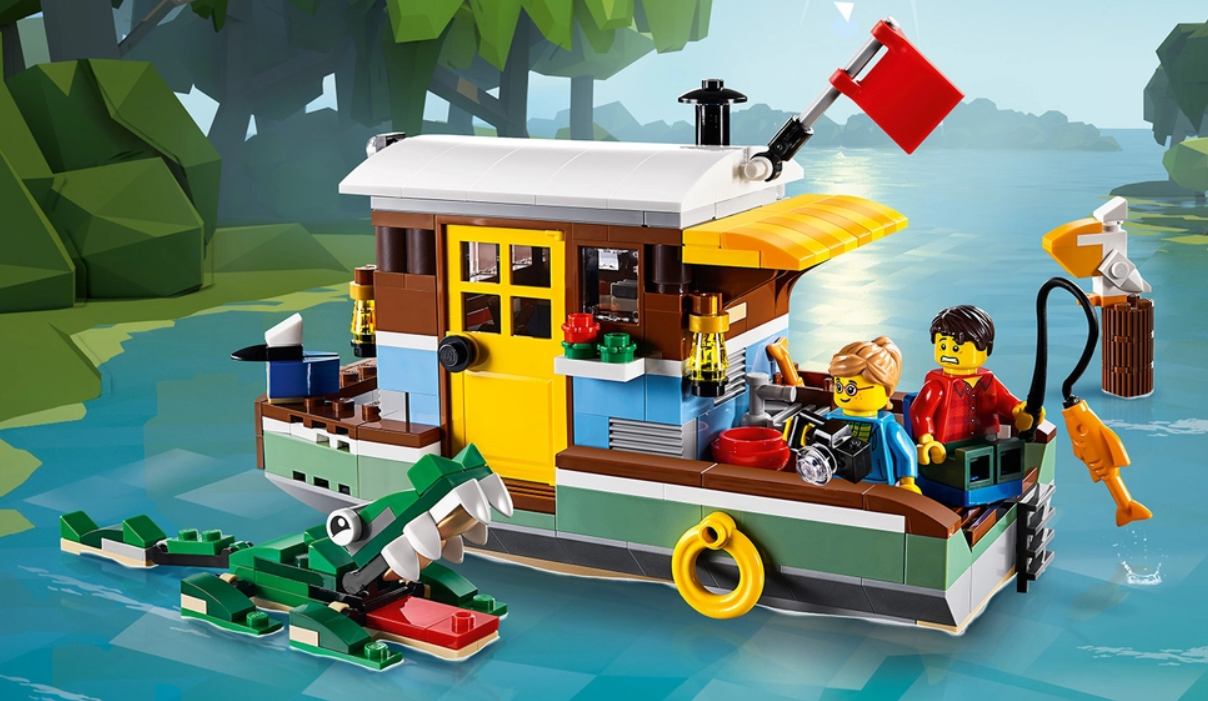 Lego Creator 3in1 Woonboot Aan De Rivier