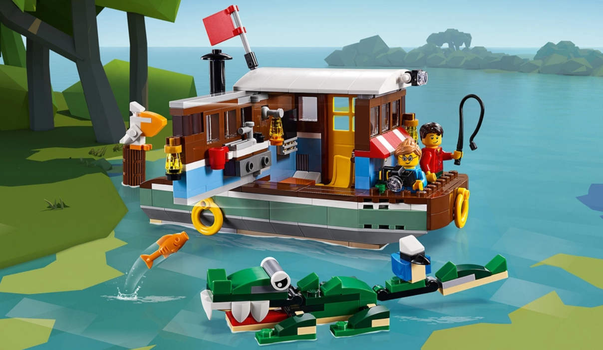 Lego Creator 3in1 Woonboot Aan De Rivier