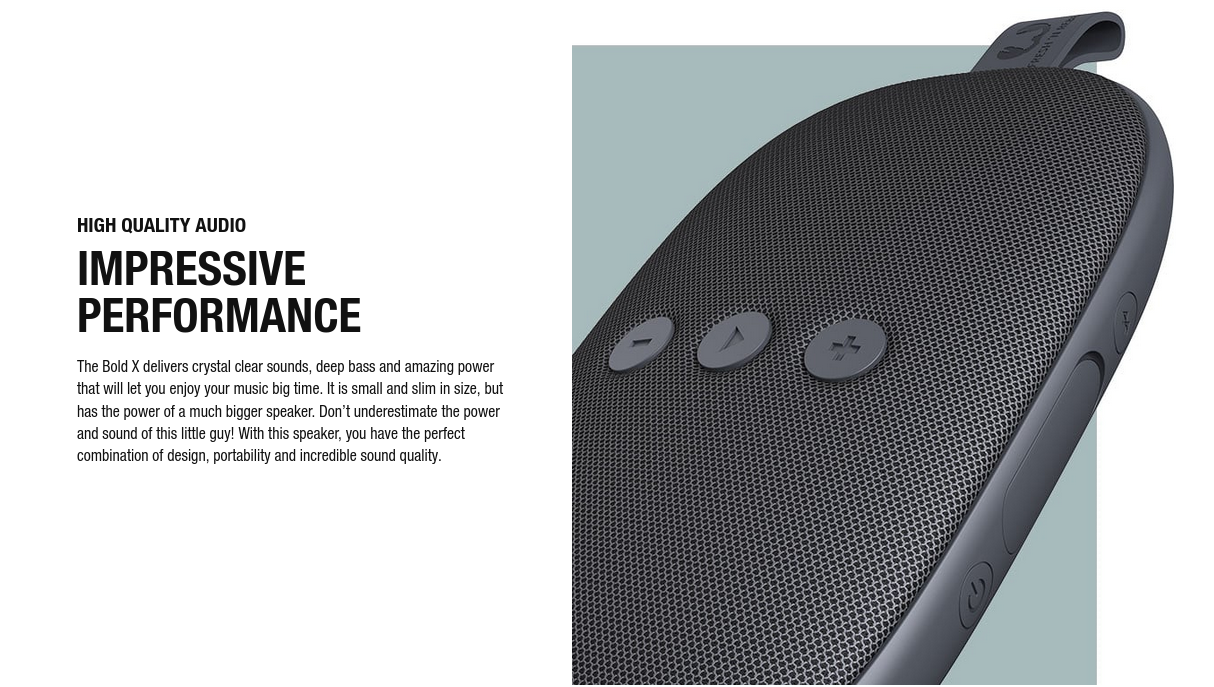 Rockbox Bold X IPX7 WATERPROOF Portable Speaker