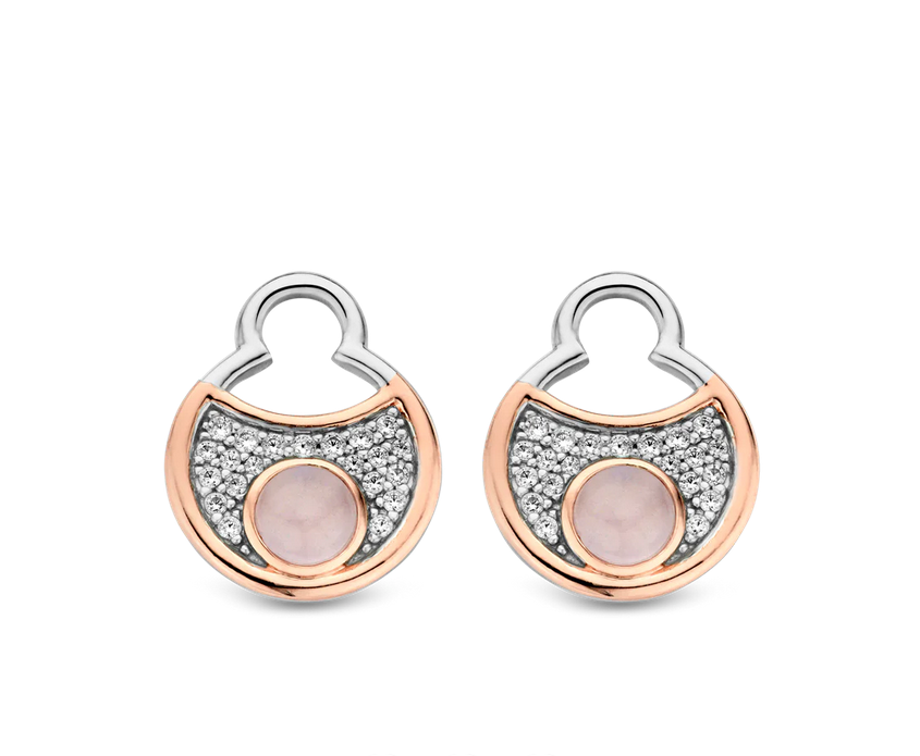 Ti Sento Earring Charm Pair Pink 9188SP