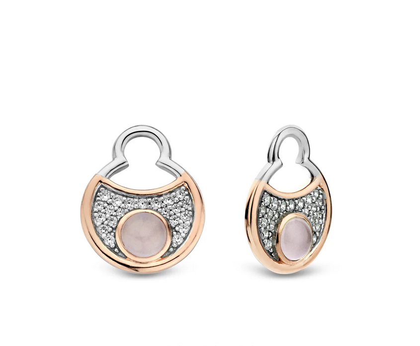 Ti Sento Earring Charm Pair Pink 9188SP