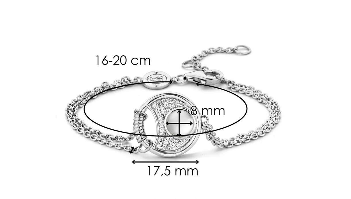 Ti Sento Locket Charm Bracelet 2881MW