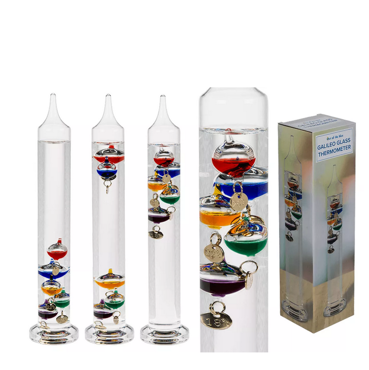 Out of the Blue GALILEO GLASS THERMOMETER 28cm Multicolor