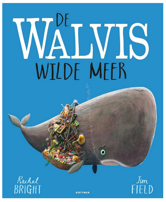 BestSeller Author Rachel Bright: De walvis wilde meer Hardcover, Front Shot