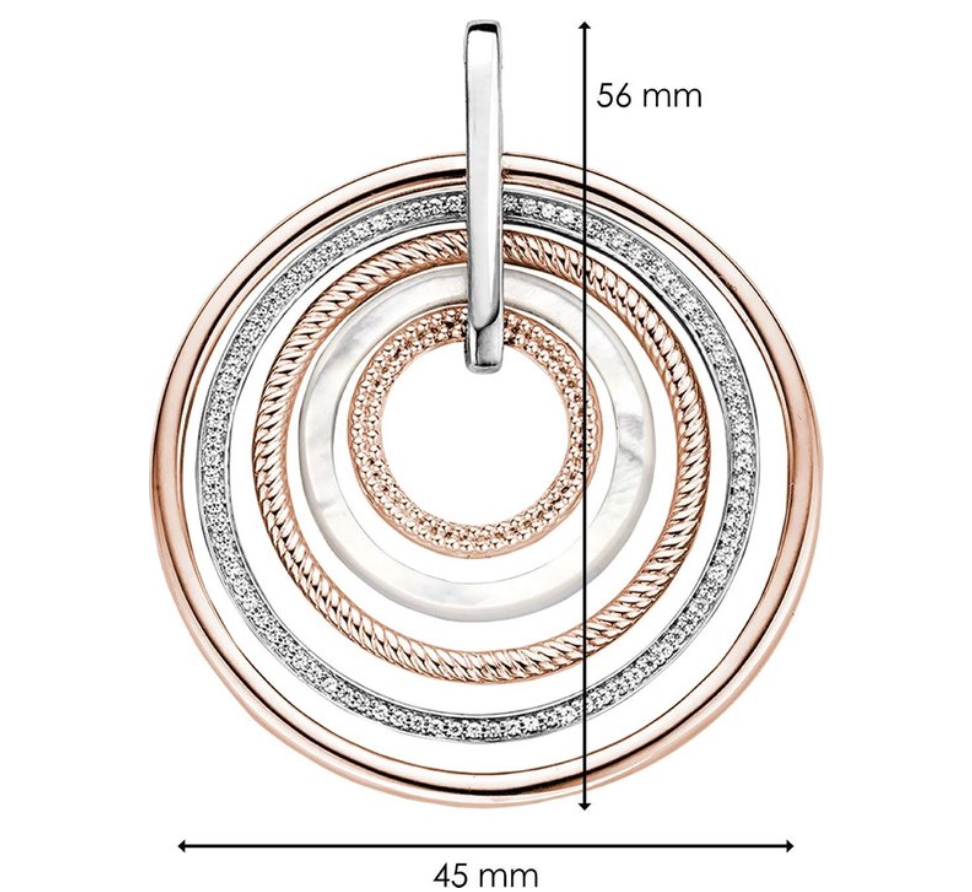 TI SENTO Pendant 6726MR 5 Element Circles
