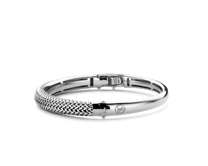TI SENTO 2905SI Woven Look Bracelet in 925 Sterling Silver