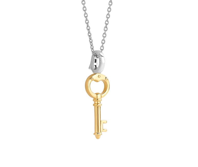 TI SENTO 6775SY Gold Key Pendant