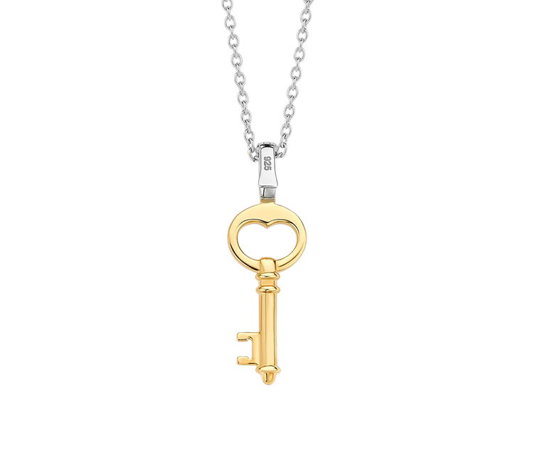 TI SENTO 6775SY Gold Key Pendant