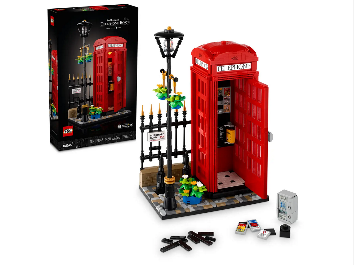 LEGO Red London Telephone Box