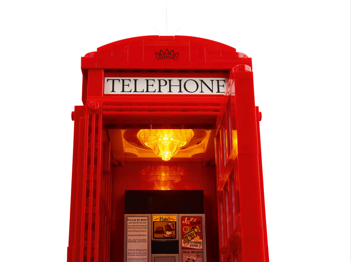 LEGO Red London Telephone Box