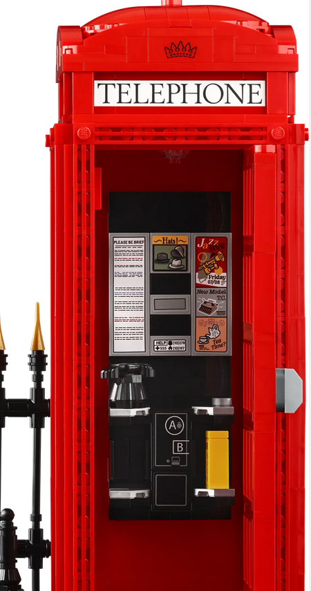LEGO Red London Telephone Box
