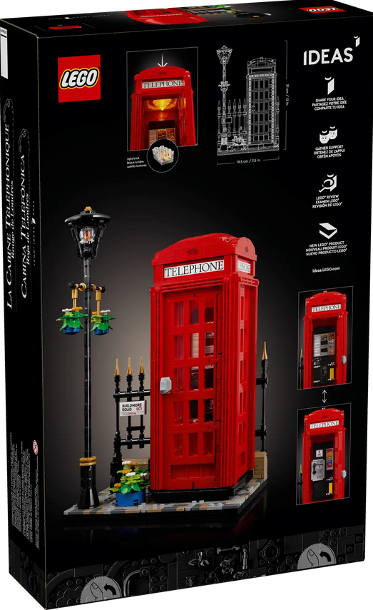 LEGO Red London Telephone Box