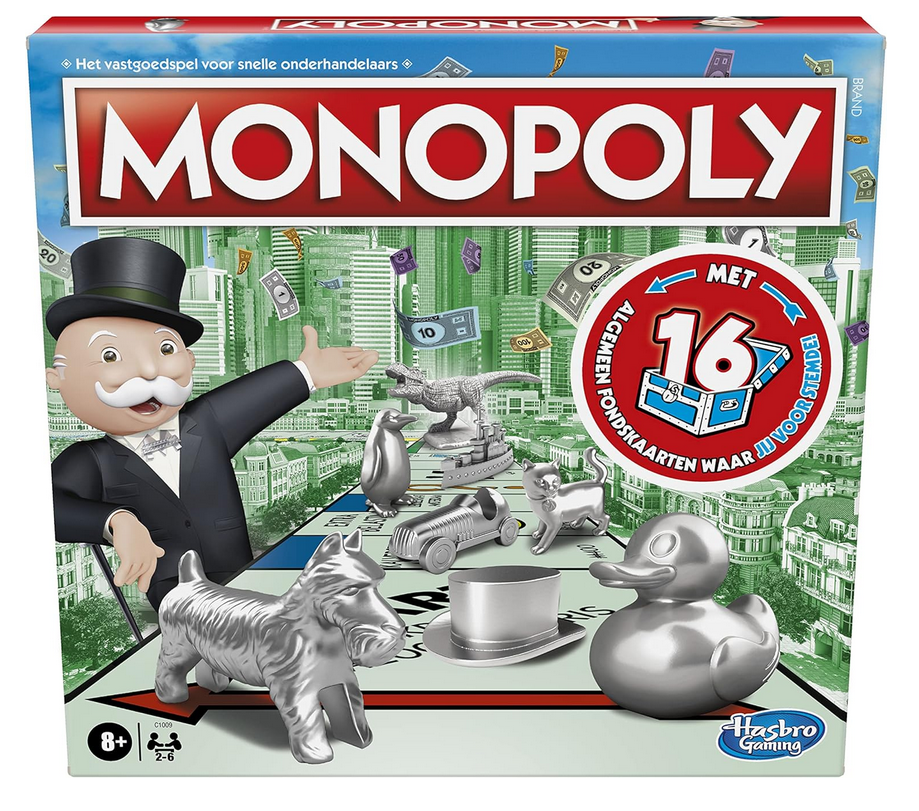 Monopoly Classic Bordspel met nieuwe Algemeen Fondskaarten