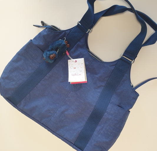 Kipling Casual Tote Bag in French Blue