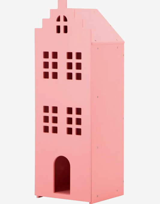 Canal Doll House Wood Confetti Pink 24.5cm x25cm x75cm