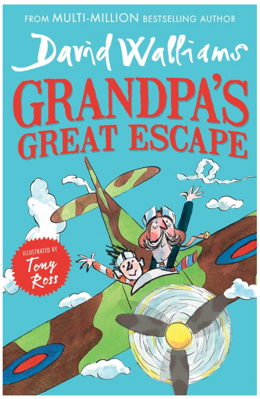 Grandpa's Great Escape by David Walliams Paperback Cover Shot