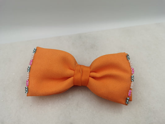 Kinder Haaraccessoire met oranje strik