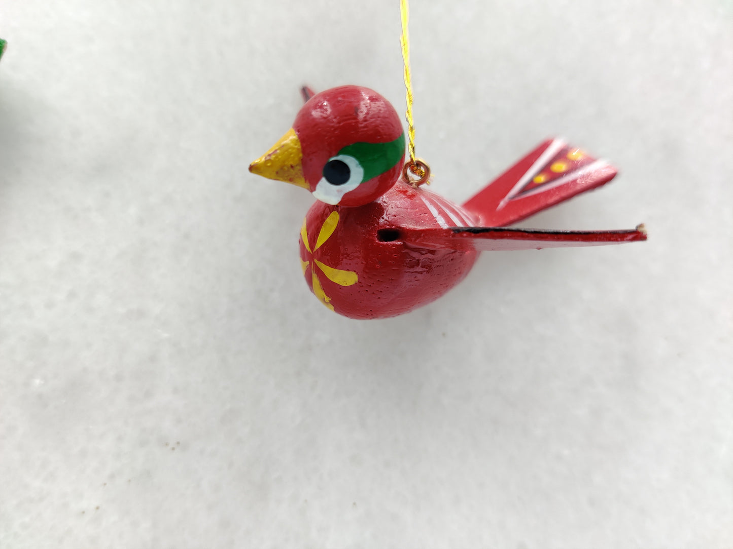 Christmas Decorative Ornament - Wooden Bird Collection