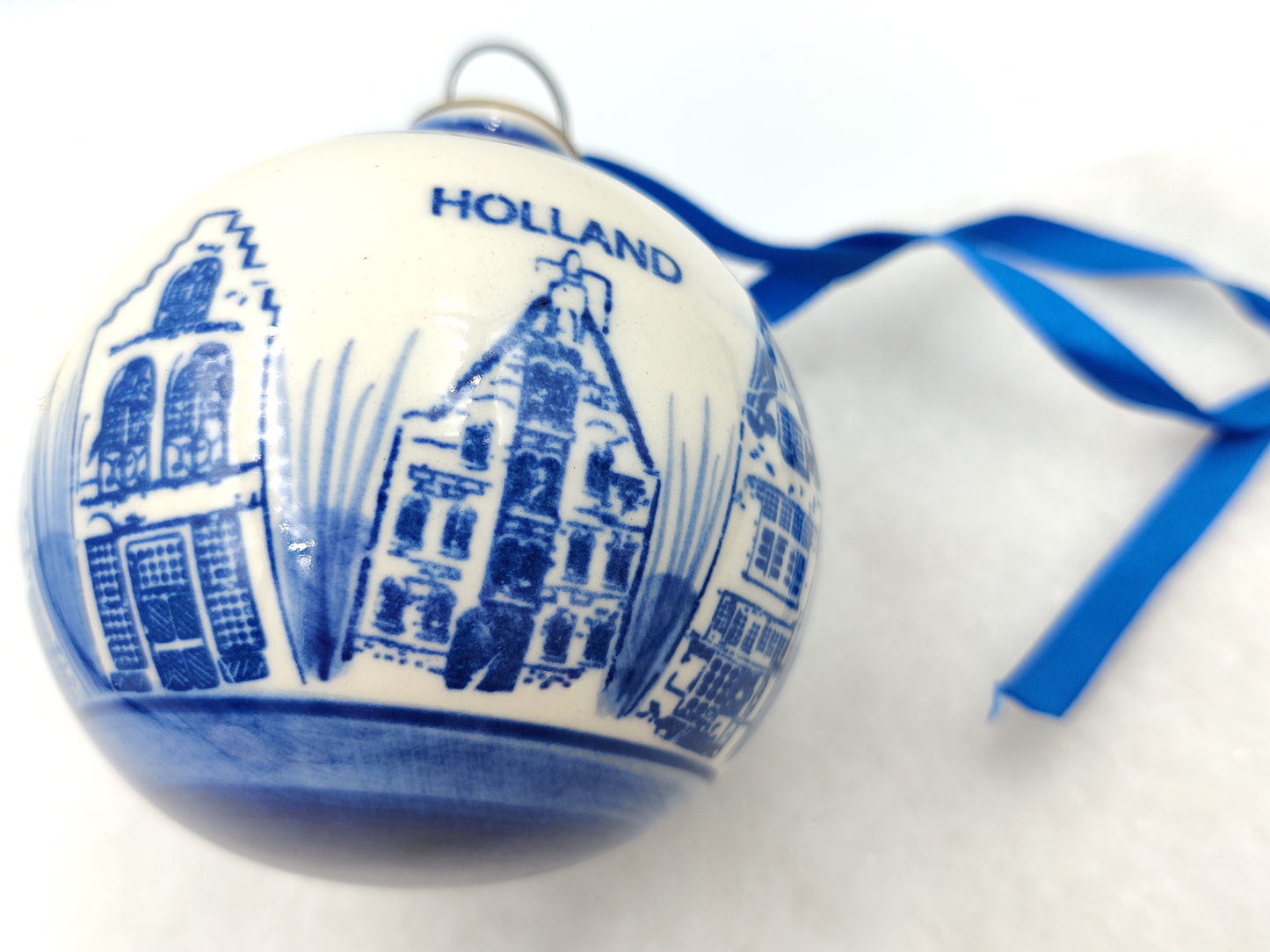 Christmas Ornament Collection - Dutch Delft Blue Style Christmas Ornament