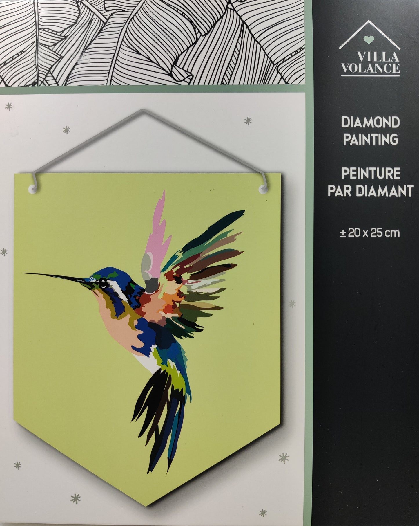 VILLA VOLANCE Diamond Paint Hummingbird circa 20*25cm