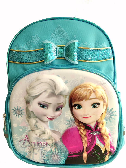 Disney Frozen Elsa School Bag Blue