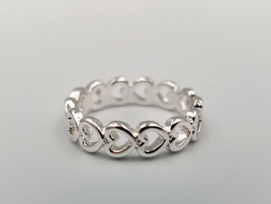 Infinite Heart Ring Band