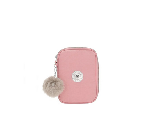 Kipling Pennenetui Pennenzak Pen Pouch Geschikt voor 100 pennen in Rose Cover shot