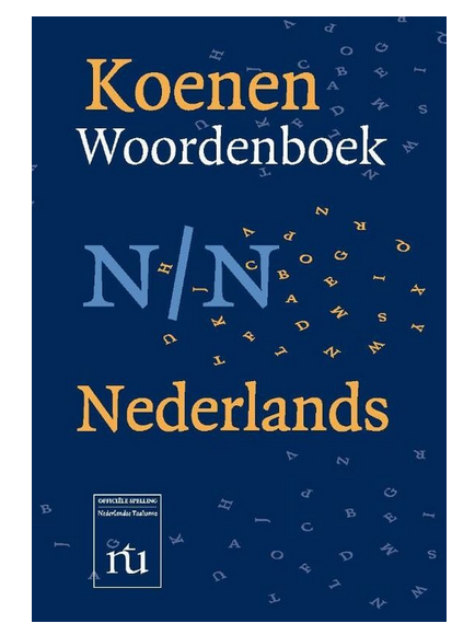 Koenen Woordenboek Nederlands Hardcover, Front Cover View