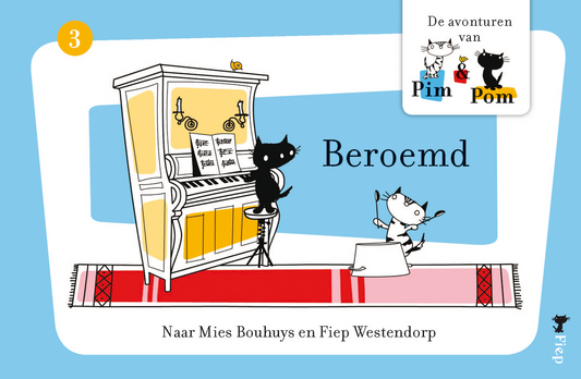 Avonturen van Pim en Pom 3: Beroemd Mies Bouhuys Hardcover, Front Cover Shot