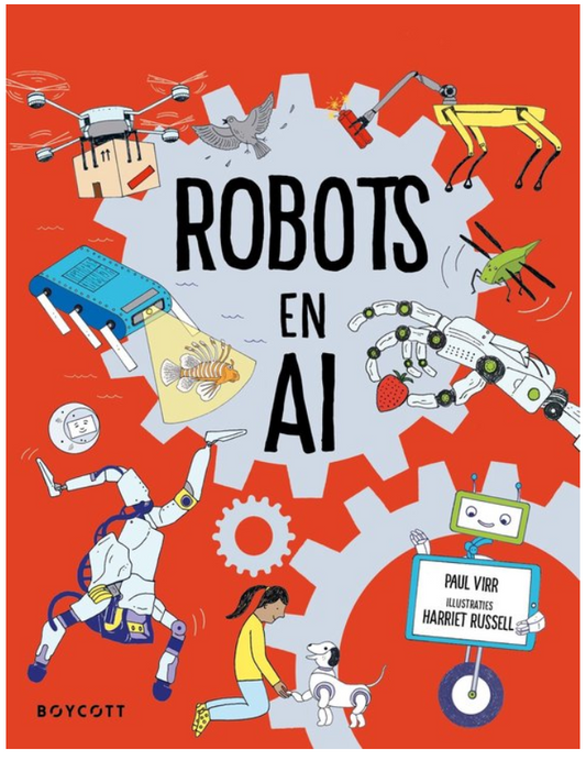 Robots en AI Hardcover door Paul Virr Cover Shot