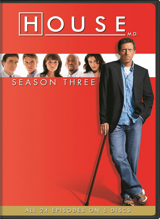 DVD: Dr. House M.D. Season Three, Front Cover Shot