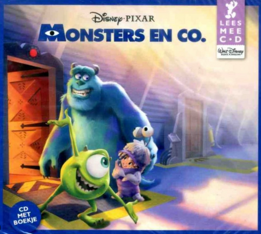 Monsters en Co. Disney Pixar Luisterboek op CD Boek+CD