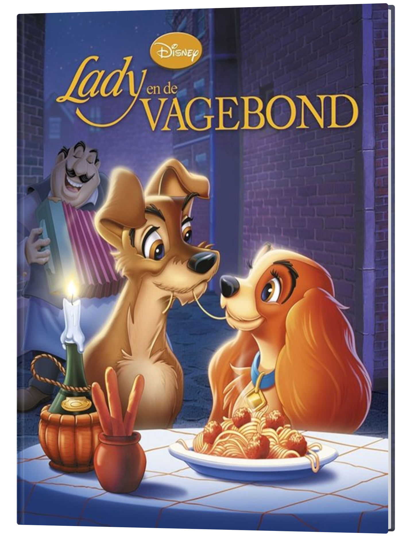 Lady en de Vagebond Disney Boek Hardcover Padded