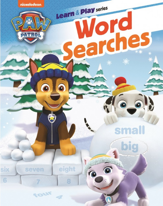 Paw Patrol: Word Searches Learn & Play Series with Stickers