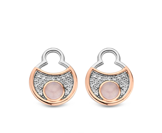 Ti Sento Earring Charm Pair Pink 9188SP